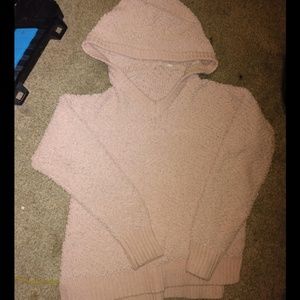 Fussy pink hoodie